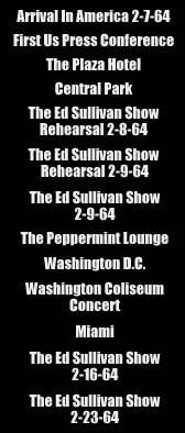 The Beatles First US Visit Photo Album List