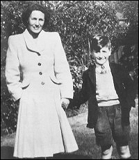 John Lennon with his Aunt Mimi Smith.